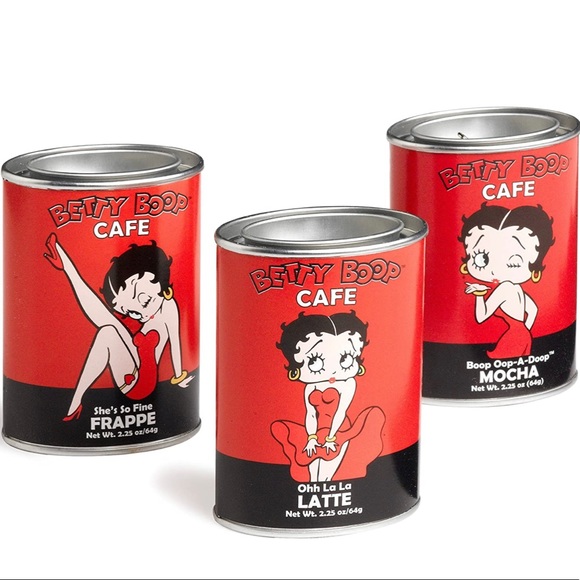 NIB Betty Boop Cafe Drink Mix Set - Picture 1 of 2